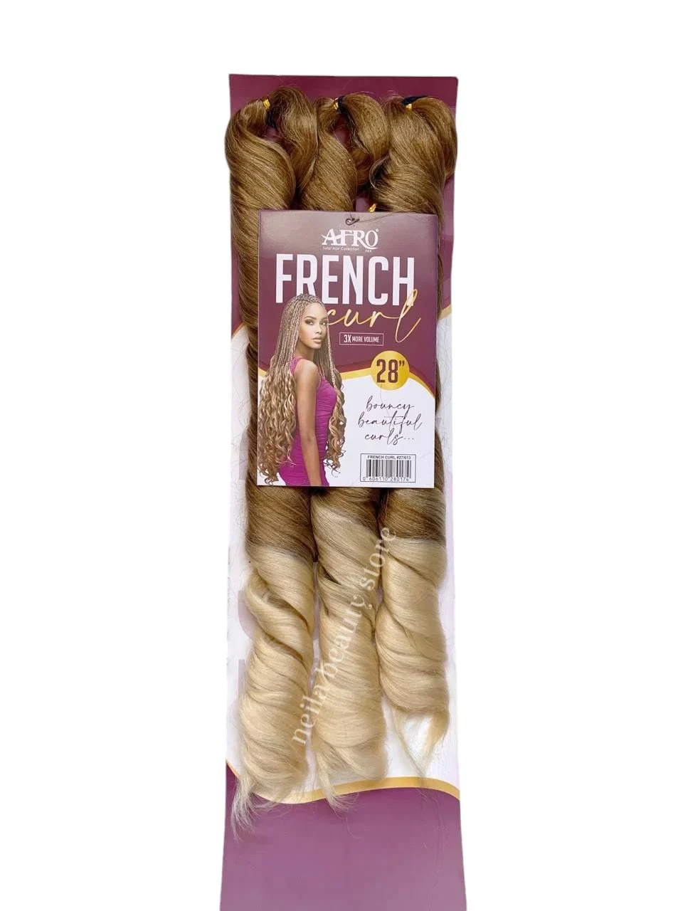 Afro French Curl 3X More Volume 28" #27/613