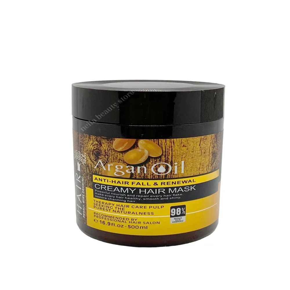 Argan Anti-Hair Fall And Renewal Creamy Hair Mask - 500Ml