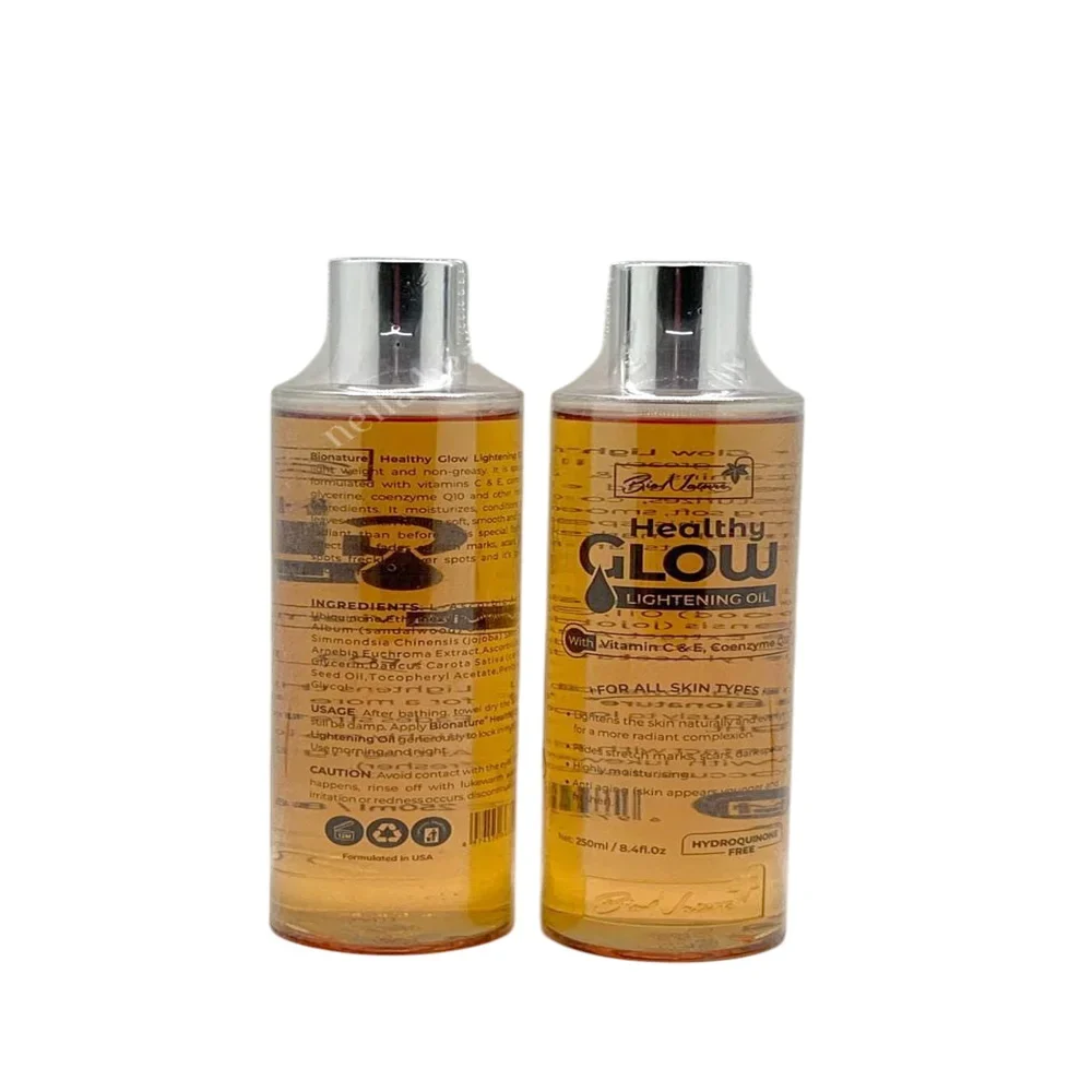 Bio-Nature-Healthy-Glow-Brightening-Oil-With-Vitamin-C-E-Coenzyme-250ml Bio-Nature Healthy Glow Brightening Oil With Vitamin C,E, Coenzyme - 250Ml