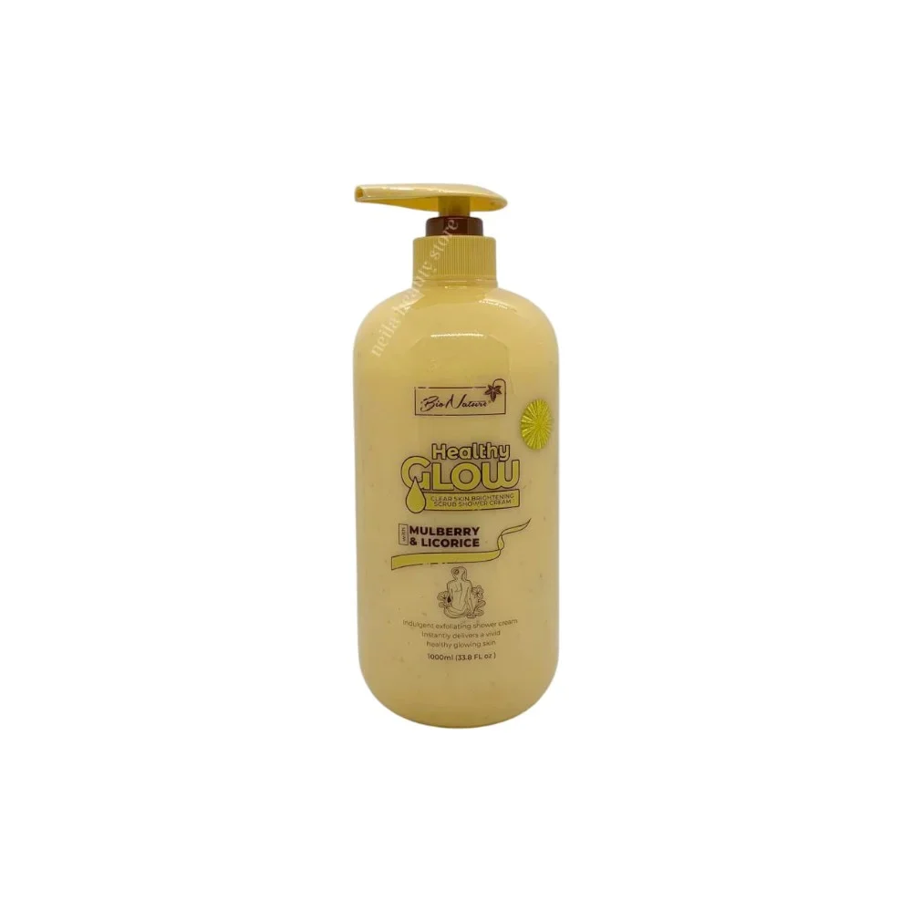 Bio-Nature-Healthy-Glow-Mulberry-and-Licorice-Skin-Brightening-Scrub-Shower-Cream-1000ml Bio-Nature Healthy Glow Mulberry And Licorice Skin Brightening Scrub Shower Cream - 1000Ml
