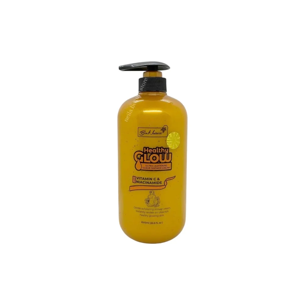 Bio-Nature-Healthy-Glow-Vitamin-C-and-Niacinamide-Scrub-Shower-Cream-1000ml Bio-Nature Healthy Glow Vitamin C And Niacinamide Scrub Shower Cream - 1000Ml