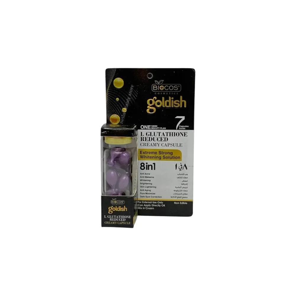Biocos Goldish 8in1 L-Glutathione Reduced Creamy Capsule