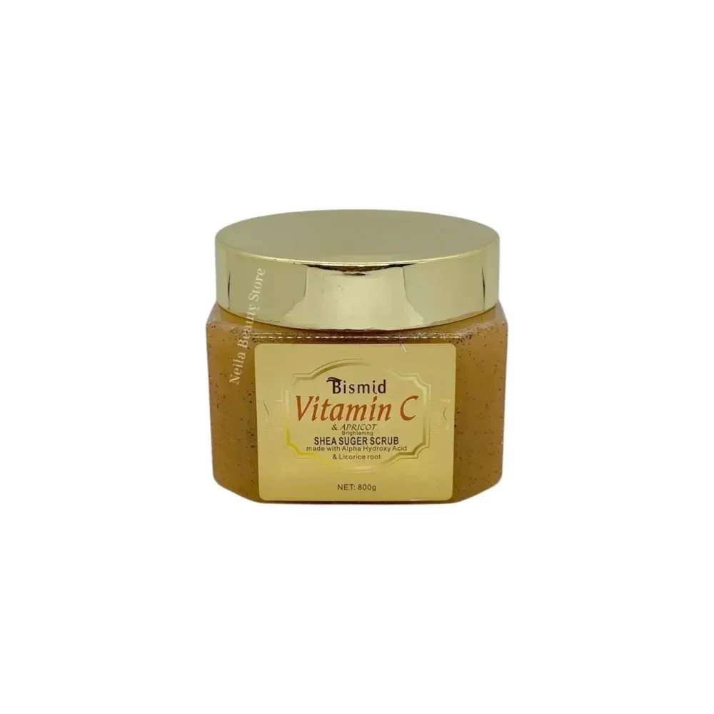 Bismid Vitamin C & Apricot Brightening Shea Butter Scrub - 800Grm