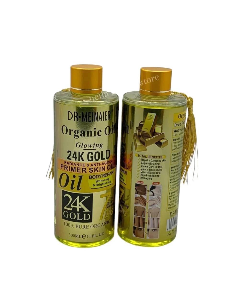 DR.Meinaier-24k-Gold-Organic-Glowing-Primer-Skin-Oil-300ml DR.Meinaier 24k Gold Organic Glowing Primer Skin Oil - 300Ml
