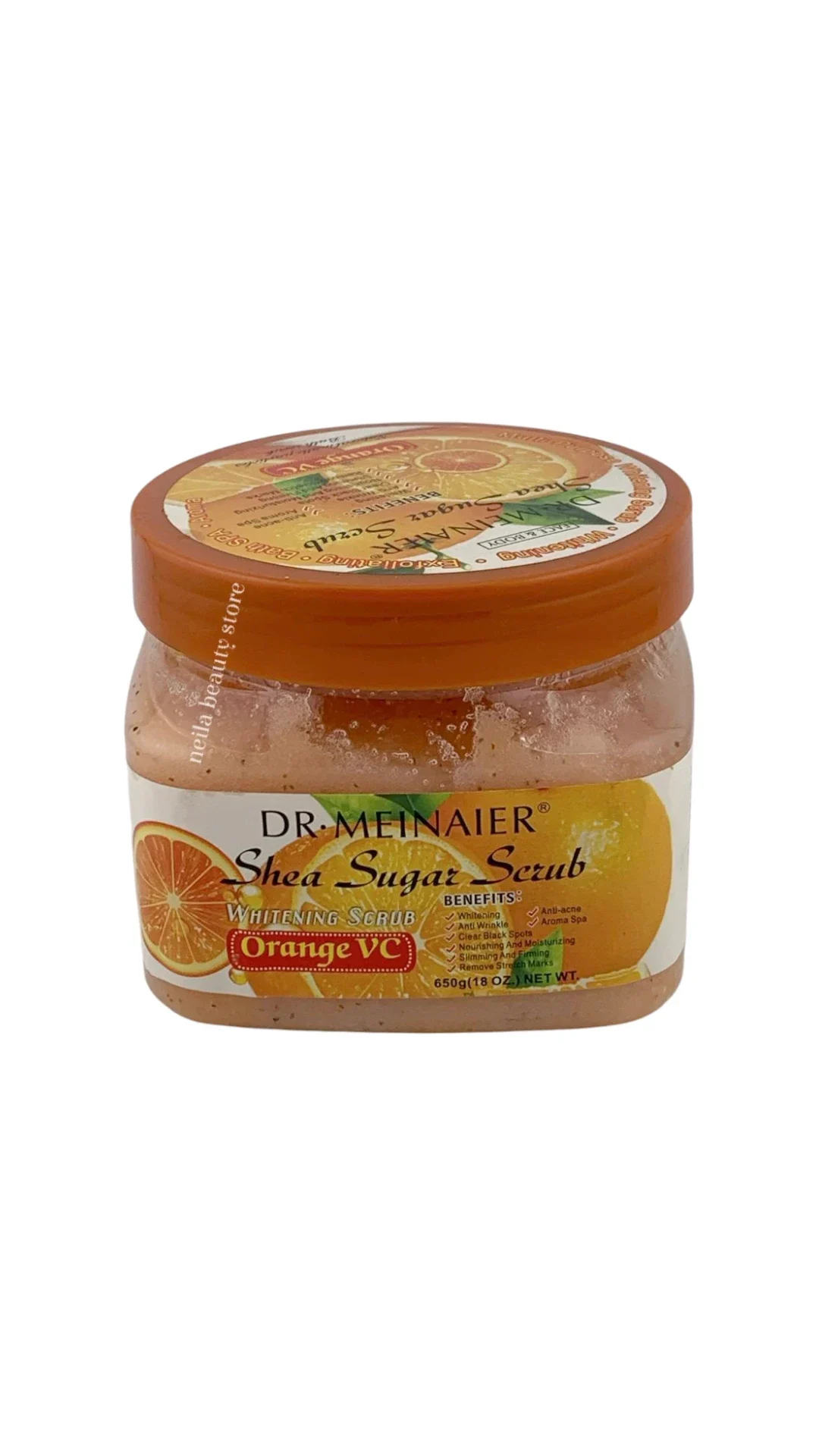 DR.Meinaier-Orange-VC-Shea-Sugar-Brightening-Scrub-650grm Dr.Meinaier Orange Vc Shea Sugar Brightening Scrub - 650Grm
