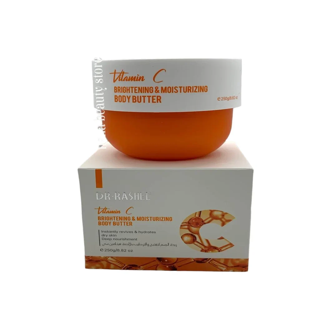 DR.Rashel-Vitamin-C-Brightening-Moisturising-Body-Butter-250grm DR.Rashel Vitamin C Brightening And Moisturising Body Butter - 250Grm