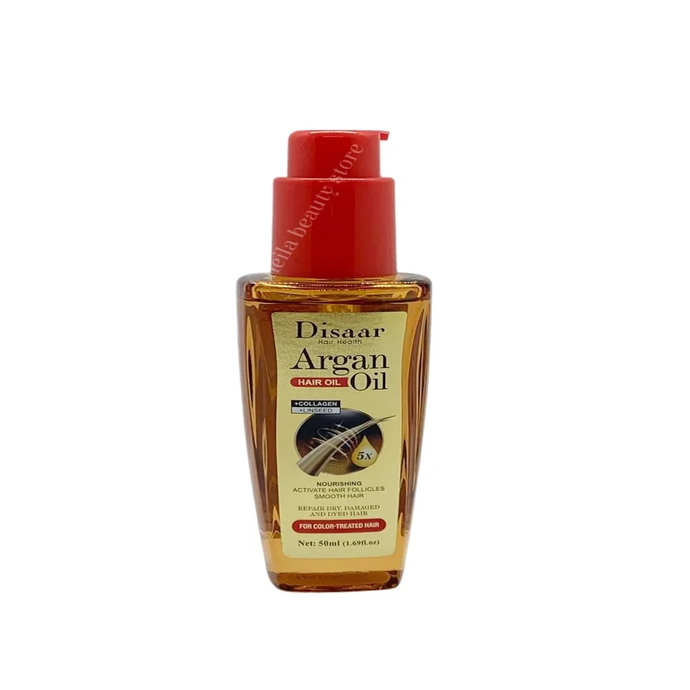 Disaar Argan Hair Oil +Collagen+Linseed - 50Ml