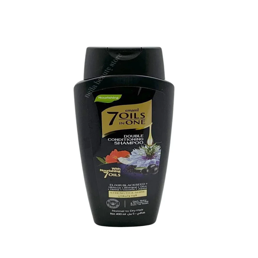 Emami 7 Oils In One Elixir Blackseed Double Conditioning Shampoo - 400Ml