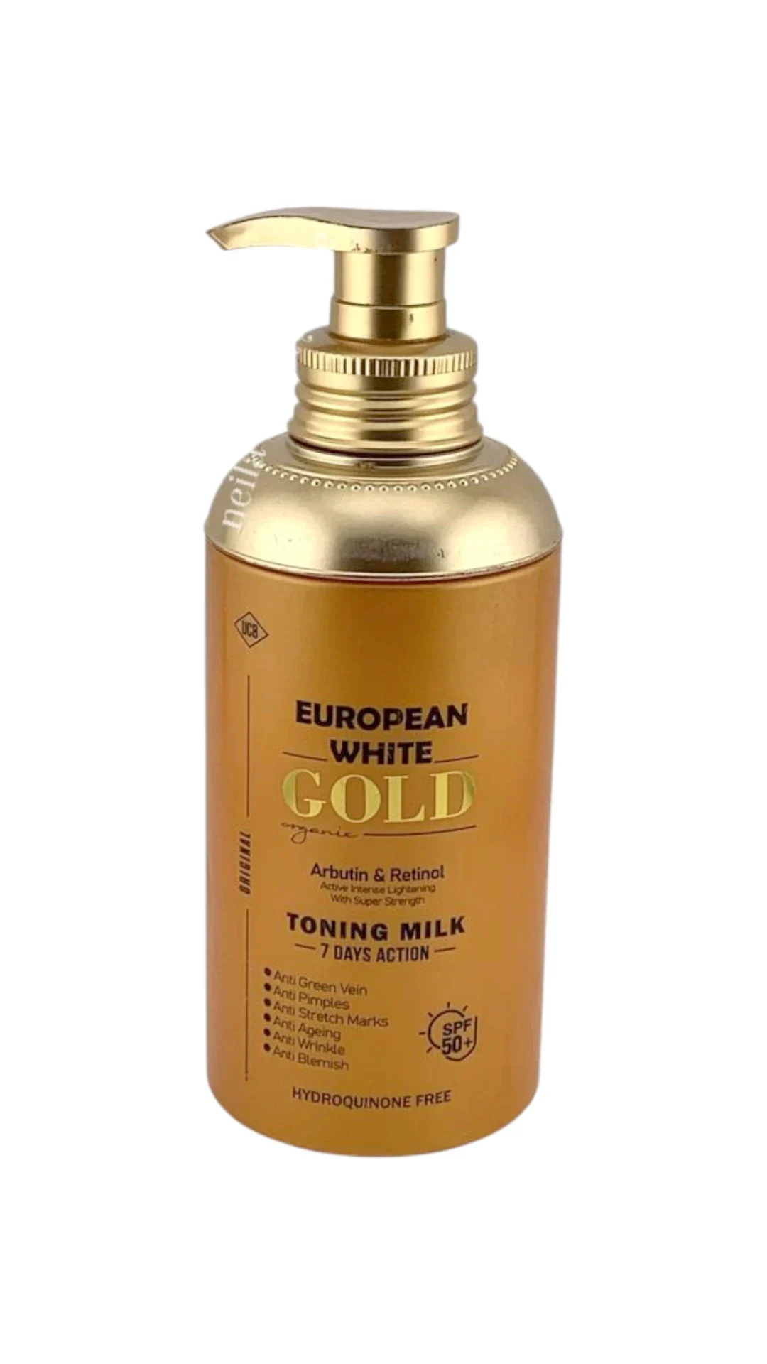 European White Gold Arbutin And Retinol Toning Milk-Spf50
