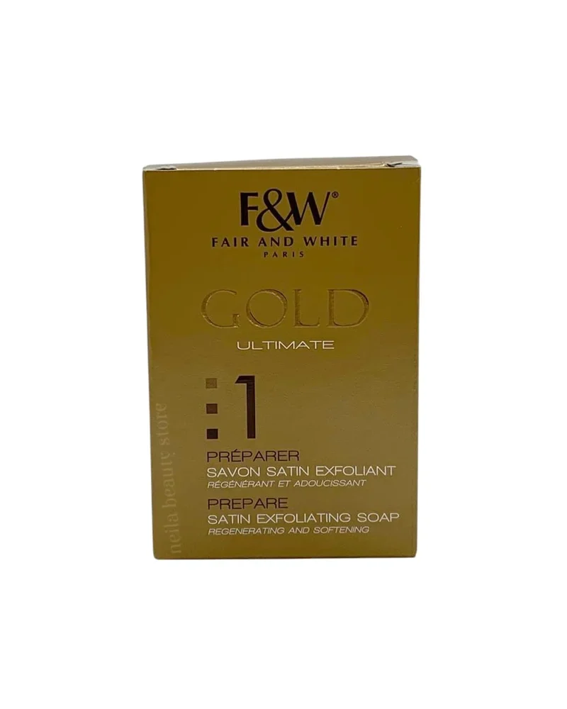 Fair & White Paris Gold Ultimate Satin Exfoliating Soap - 200Grm
