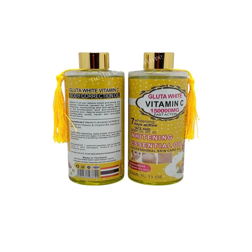 Gluta white Vitamin C 150000  Brightening SPF45 Essential Oil - 300ml