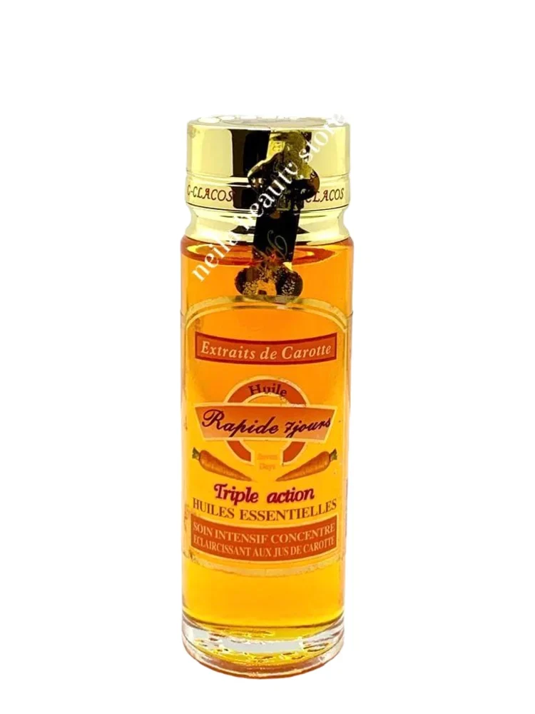 Huile-Rapid-7Jours-Oil-enriched-with-Carrot-Extracts Huile Rapid 7Jours Oil enriched with Carrot extracts - 70Ml
