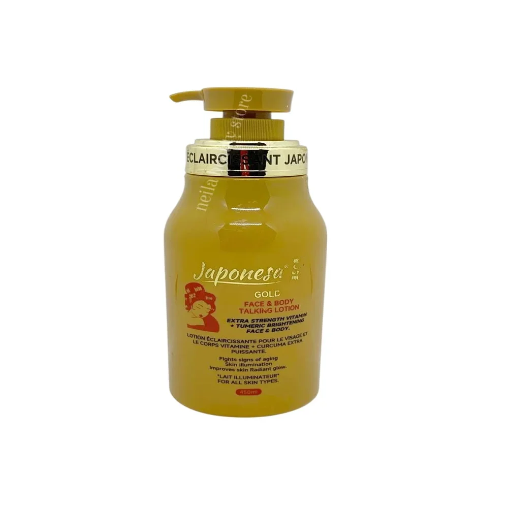 Japonesa Gold Talking Extra Strength Vitamin C+Turmeric Brightening Body Lotion - 450Ml