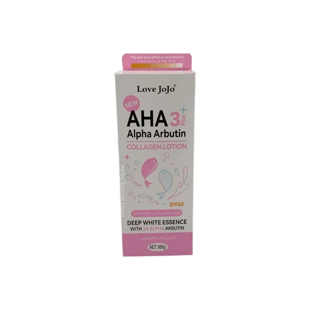 Love-JoJo-AHA-3Plus-Alpha-Arbutin-Collagen-Lotion-500ml Love JoJo AHA 3Plus Alpha Arbutin Collagen Lotion - 500Ml