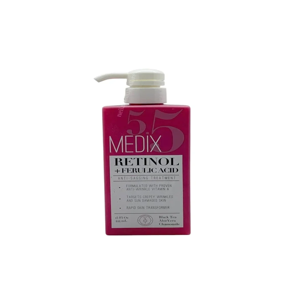 Medix-5-5-Retinol-Ferulic-Acid-Anti-Sagging-Treatment-Cream-444ml Medix 5.5 Retinol+Ferulic Acid Anti-Sagging Treatment Cream - 444Ml