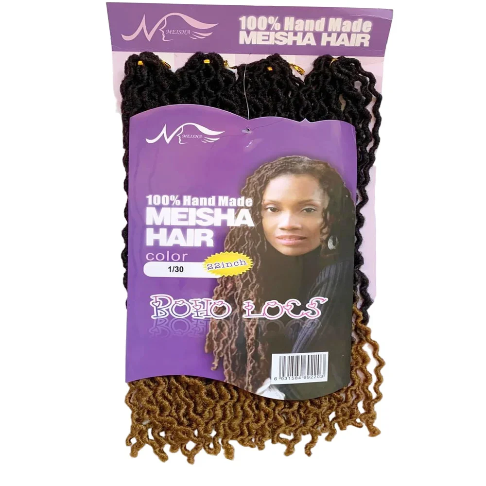 Meisha Hair 100% Hand Made Boho Locs #1/30 - 22"