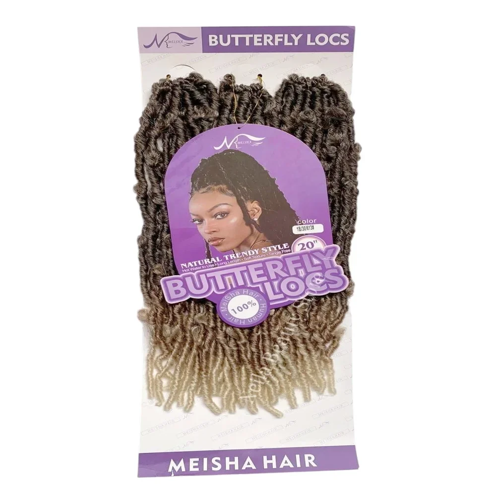 Meisha Hair Butterfly Locs 20 Inch #1B/30/613