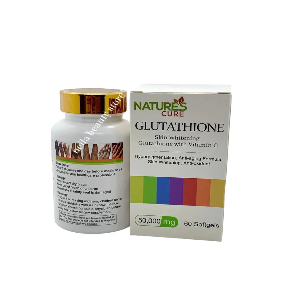 Nature's Cure Glutathione with Vitamin C Brightening beauty care