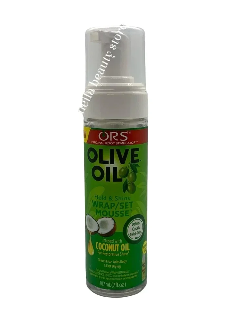 Olive Oil Wrap /Set Mousse Infused With Coconut Oil - 207ml
