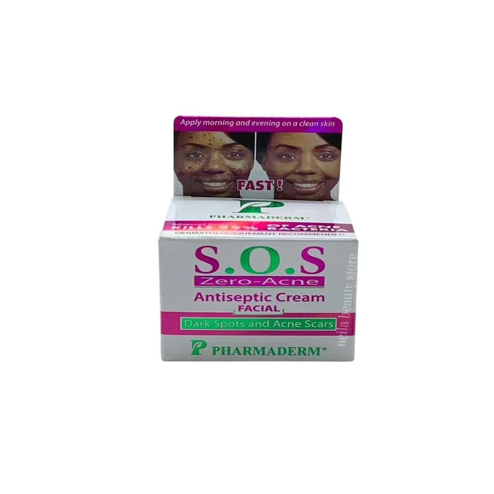 Pharmaderm-S.O.S-Zero-Acne-Antiseptic-Facial-Cream-20grm Pharmaderm S.O.S Zero Acne Antiseptic Facial Cream - 20Grm