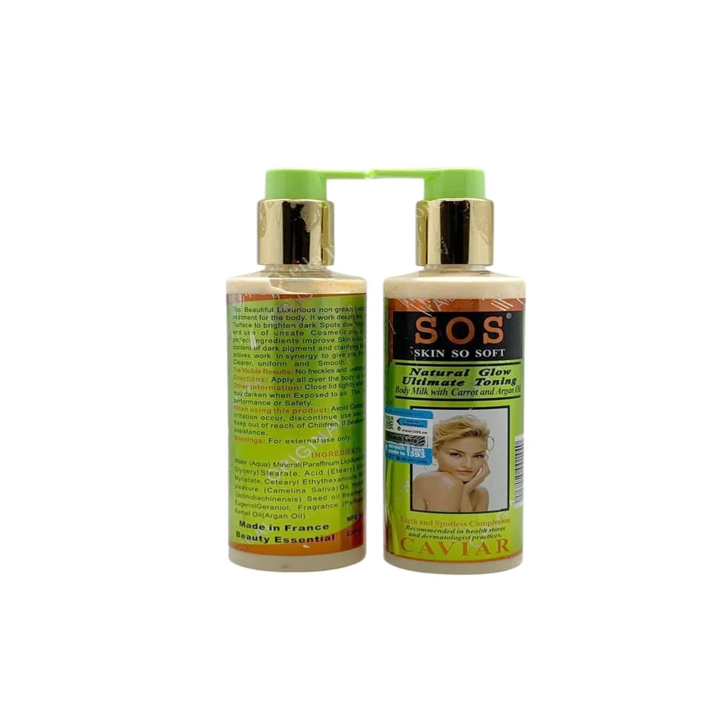 SOS Skin So Soft Natural Glow Ultimate Toning Body Milk - 300Ml